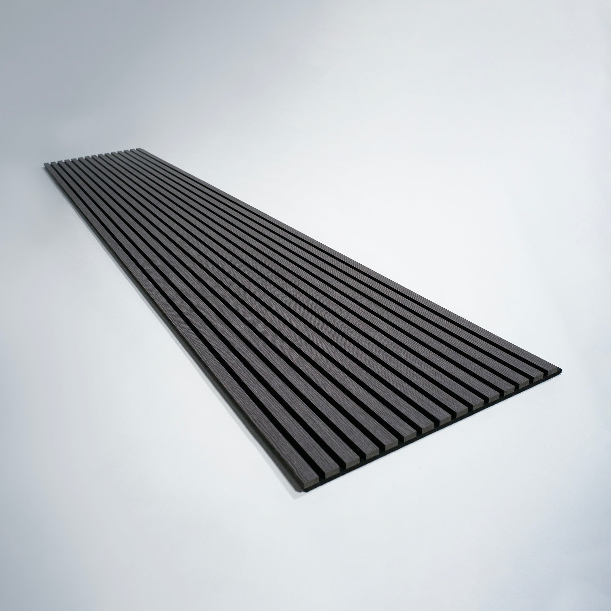 Technical Grey Wood Slat Wall Panels