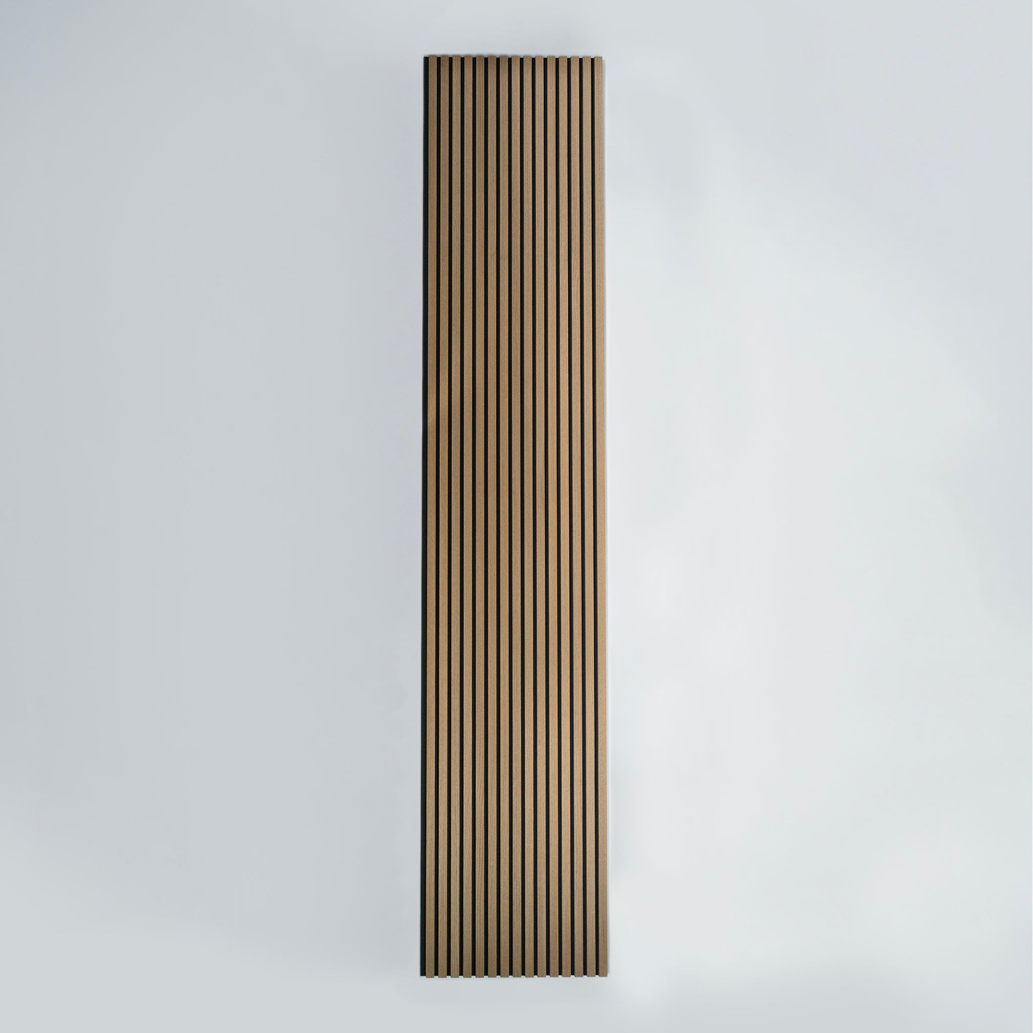 Natural Oiled Oak Wood Veneer Slat Wall Panels